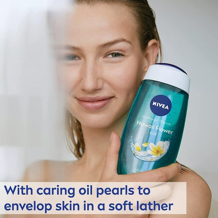 Gel de duș, Nivea, Hawaii Flower & Oil, 500ml