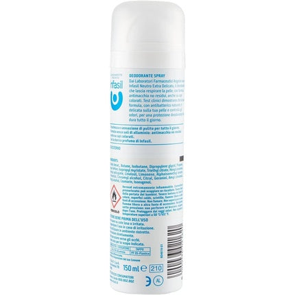 Deodorant spray, Italian Gourmet E.R, Extra Delicato Neutro, 150ml