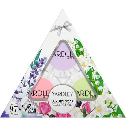 Set săpunuri Yardley London - Mini Luxury Soap Collection, 4 bucăți