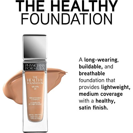 Fond de ten, Physicians Formula, The Healthy Foundation, complex de iluminare