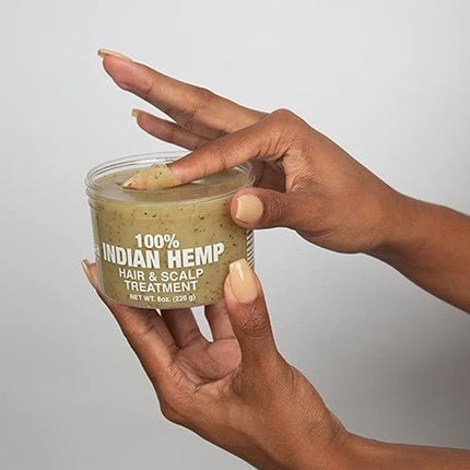 Kuza Indian Hemp Hair & Scalp Treatment, Tratament pentru scalp și păr, 8 oz (226g)