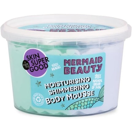Mousse Exfoliantă pentru Corp, Natura Siberica, Skin Super Good Mermaid Beauty, 250ml, Albastru-verzui