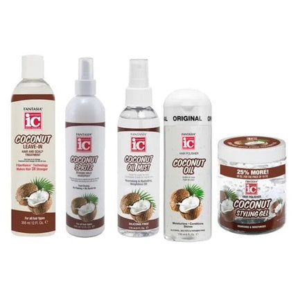 Lichid pentru păr, Fantasia iC Coconut Leave-in Conditioner, 240ml