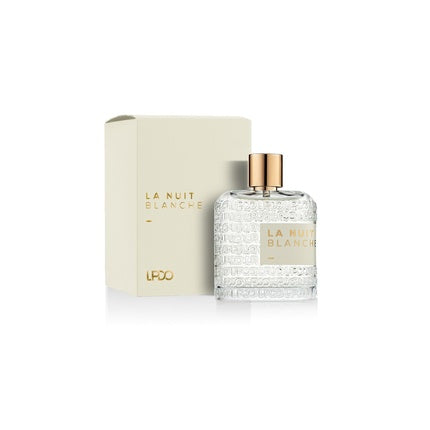 La Nuit Blanche Eau De Parfum, 100 ml, sticlă cu model reliefat, capac auriu
