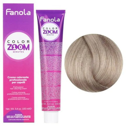 Culoare pentru păr, Fanola, Colorzoom 10 Minutes, 8.01 Natural Light Blonde Ash, 100ml