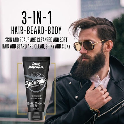 Șampon Hairgum For Men, 200 g, pentru păr, corp și barbă