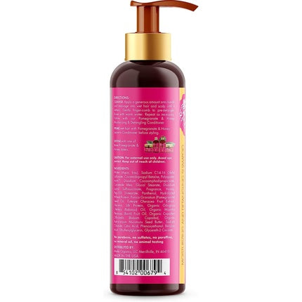 Șampon hidratant și detangling, Mielle Organics, Pomegranate & Honey, 355ml, fără sulfati