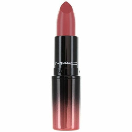 Ruj MAC Love Me, culoare roz pudrată, capac transparent
