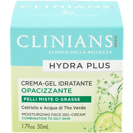 Cremă față Clinians, matifiere și hidratare, 50ml