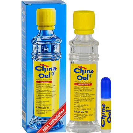 Hubner China Olie, inhalator, capacitate 25 ml, culoare galben