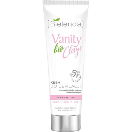Cremă depilatoare, Bielenda, Vanilie Bio Clays, 100ml
