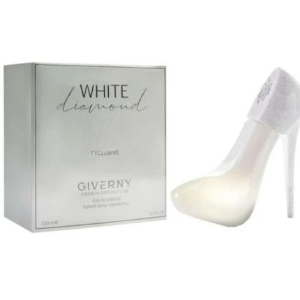 Perfum Giverny White Diamond Woman, Eau de Parfum, 100 ml, stiletto alb