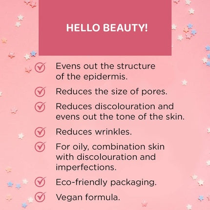 Ser exfoliant, Eveline, Beauty & Glow, 18ml, roz
