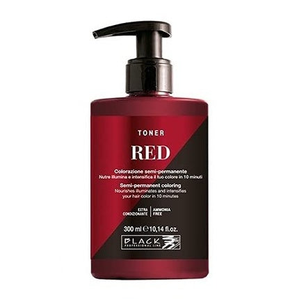 Ton pentru par, Black Professional Line, Red, 300ml, sticlă cu pompă