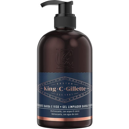 Gel de curățare facială, King C. Gillette, 350ml