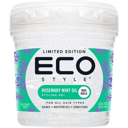 Gel de păr Eco Style Rosemary Mint, 473 ml, fără alcool