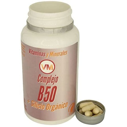 Vitamine, Ynsadiet, B50 + Silicon, 60 capsule