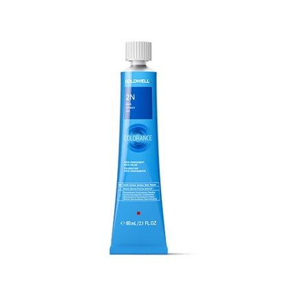 Tubă vopsea păr Goldwell Colorance 2N Black, capacitate 60ml