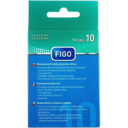 Figo Extreme Waterproof Bandage, 10 bucăți, Transparent