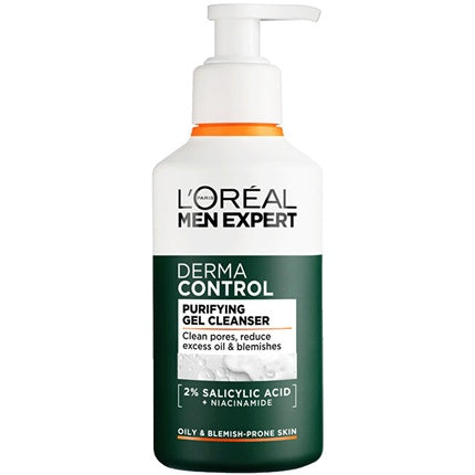 Gel de Curățare L'Oreal Paris Men Expert Derma Control Purifying, 260 ml