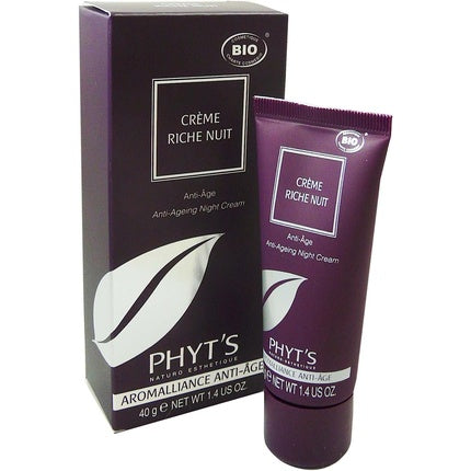 Cremă de noapte anti-îmbătrânire Phyt's Aromalliance Organic, 40g