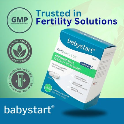 Fertilman Plus Advanced, Babystart, 120 Tablete, Supliment de Fertilitate Bărbați