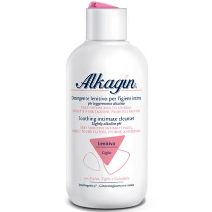 Gel igienă intimă Alkagin, calmant, alb, 310g
