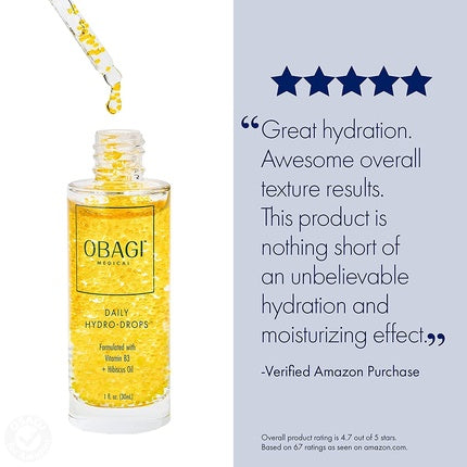 Serum Facial Hidratant Obagi Daily Hydro-Drops pentru Piele Uscată 1 Fl Oz