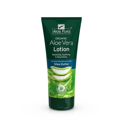 Loțiune Aloe Vera, Aloe Pura, 200ml, unt de shea, vitamina E
