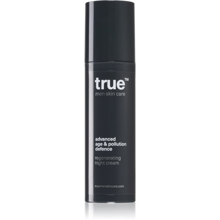 Cremă de noapte regenerantă True Men, 50 ml, ambalaj negru