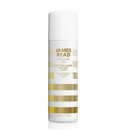 James Read Coconut Water Tan Mist Body, Brumant Corp Gradual, 200ml, Alb cu Auriu