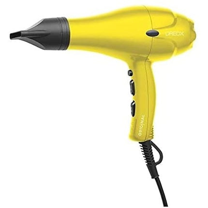 Sibel Dreox Semi Compact Hairdryer, Sinelco, galben, cu duză concentratoare