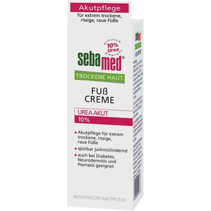 Cremă de picior Sebamed Urea 10%, 100 ml pentru piele uscată