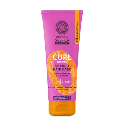 Masca de păr Curl Control Oblepikha, Natura Siberica, 200 ml