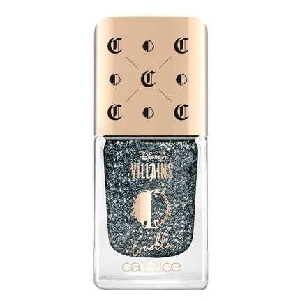 Lac de unghii Catrice Disney Villains Cruella Nr. 020 Smoke Black, 11ml, glitter