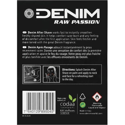 Lichid după ras Denim Temptation, capacitate 100 ml