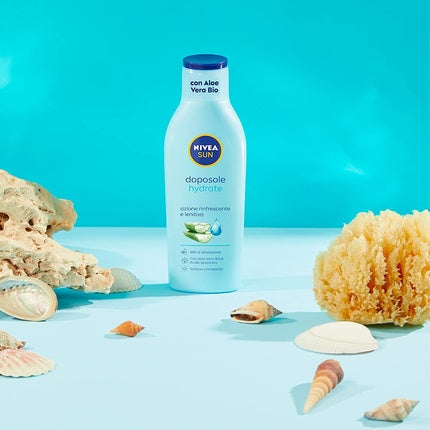 Lotiune dupa plaja, Nivea Sun, cu aloe vera bio si acid hialuronic, 400 ml
