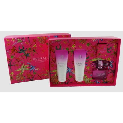 Set Parfum Versace Bright Crystal Absolu EDP 90ml + Lotie 100ml + Gel de duș 100ml