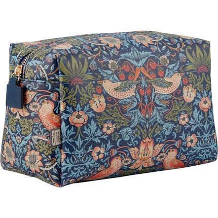 Pochetă Cosmetice William Morris At Home Strawberry Thief Large, 32x16x6 cm, Culoare Albastru