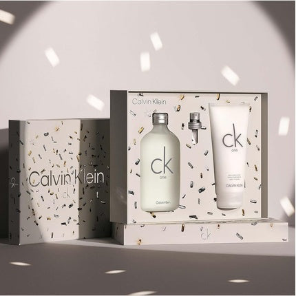 Parfum și Gel Duș, Calvin Klein, CK One, alb, 50ml