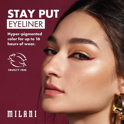 Creion de ochi Milani Stay Put Eyeliner Picante, culoare maro
