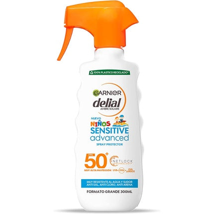 Spray protectie solara, Garnier, KIDS SENSITIVE SPF50+, 300ml