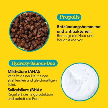 Gel de curățare facială 3 în 1 cu Propolis și Busuioc - Beesline, 180 g