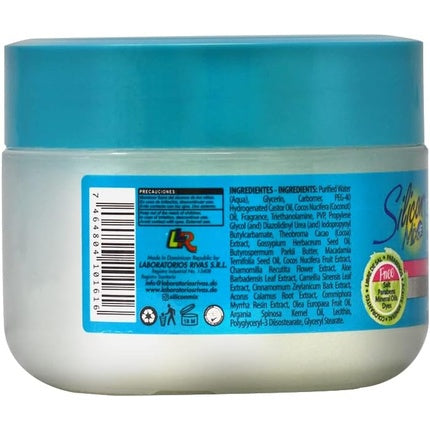 Silicon Mix Rizos Natural Sculpting Gel, capacitate 295g, ambalaj alb cu capac turcoaz