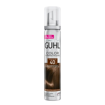 Vopsea de păr în spumă Guhl Color Foaming Mousse, culoare 40 Medium Brown, 140 g