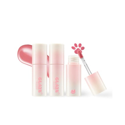 Bling Bling Lip Glaze, Black Rouge, GZ01 Peach Blossom, 3.5 g