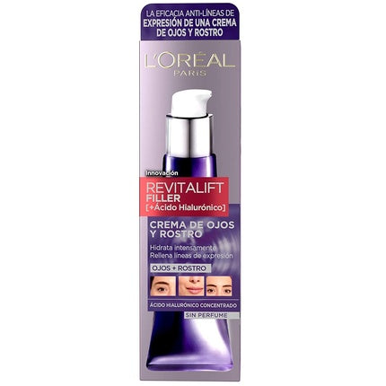 Cremă de față și ochi, L'Oréal Paris, Revitalift Filler, 30ml