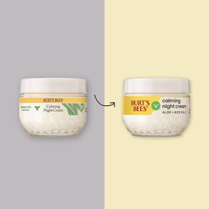 Cremă de noapte, Burt's Bees, Sensitive, aloe