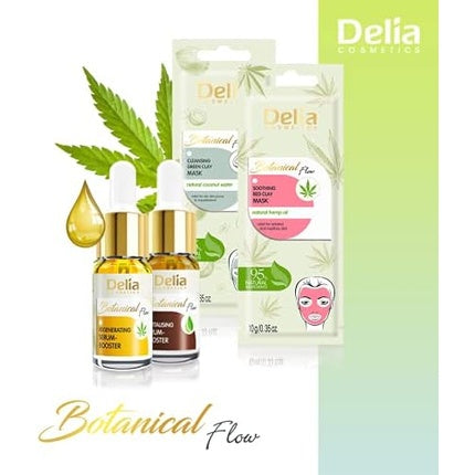 Serum Față, Delia, Botanical Flow, Ulei Cânepă, 10 ml