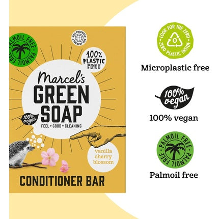 Balsam solid, Marcel's Green Soap, vanilie și flori de cireș, ecologic